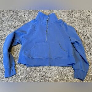 Women's Blue Scuba quarter zip